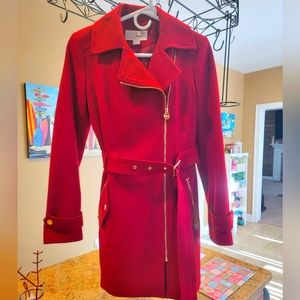 NEW Michael Kors red wool coat!